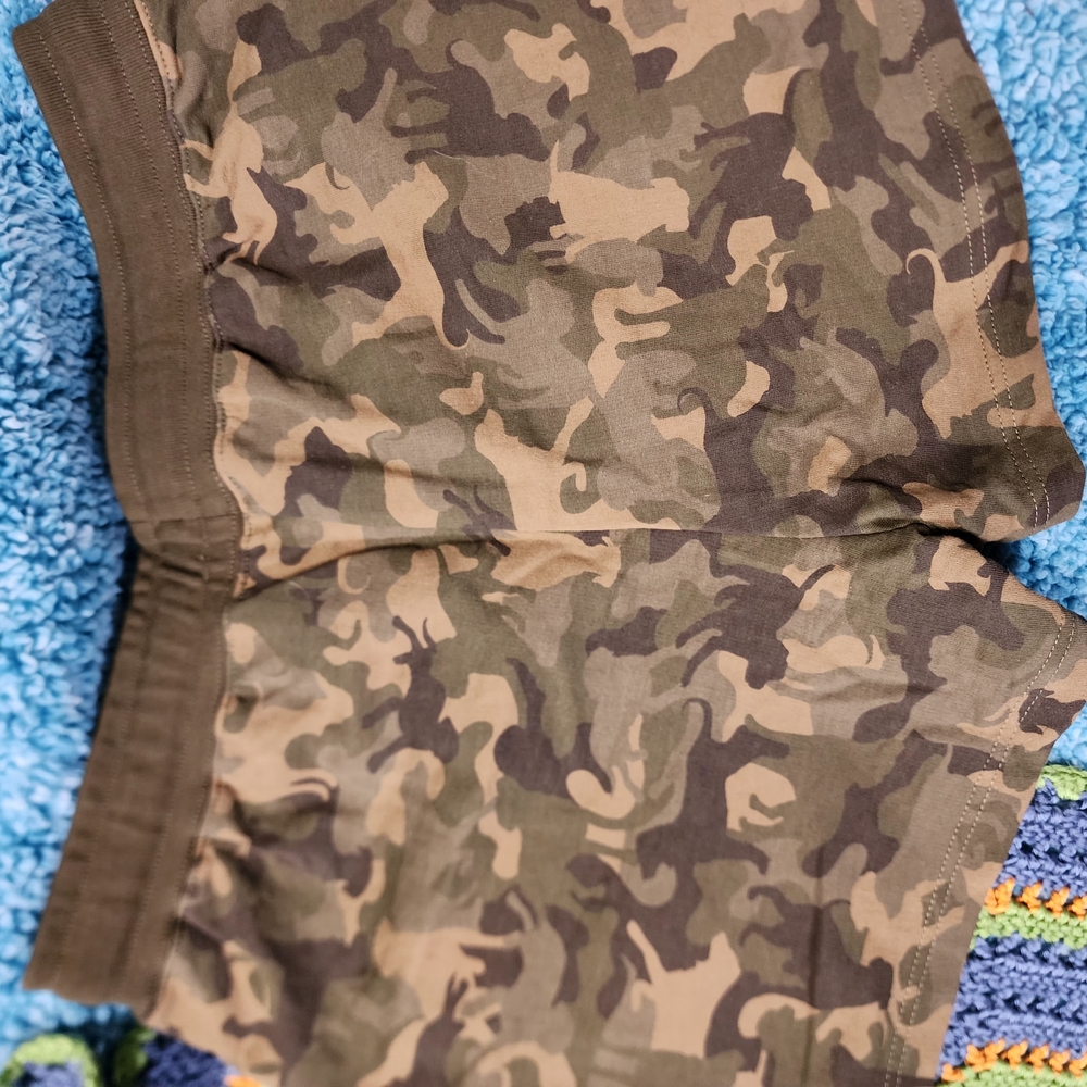 The Black Dog Women's Athletic Shorts - Camouflage